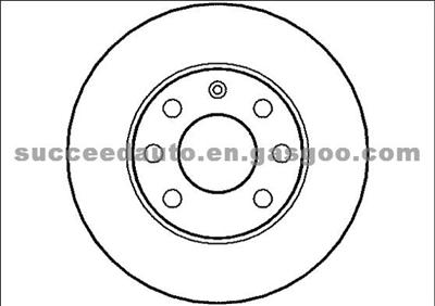 Brake Disc For OPEL 569115