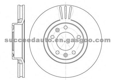 Brake Disc For PEUGEOT 4246F4