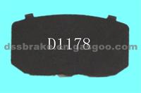 BRAKE PAD,BRAKE SHIMS,ANTI-NOISE SHIMS:FABRIC:D1178