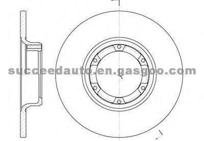 Brake Disc For RENAULT 7700502515