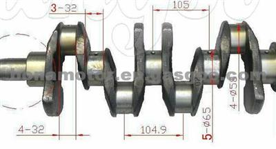 Forged Crankshaft YANMAR 4TNV94 4TNV98 4 Cyl