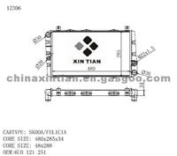 SKODA Radiator 6U0 121 251