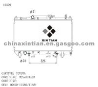 TOYOTA Radiator 16400-11580, 16400-11581