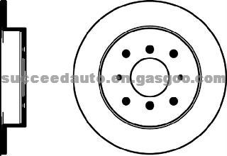 Brake Disc For ROVER DCP7893