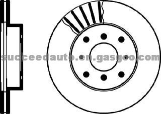 Brake Disc For ROVER GDB90829