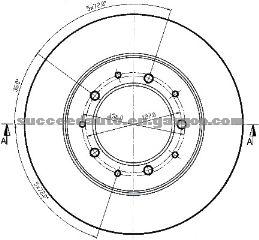 Brake Disc For ROVER FTC461