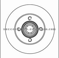 Brake Disc For SEAT 191615601B