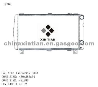 SKODA Radiator 443511140102, 443511140