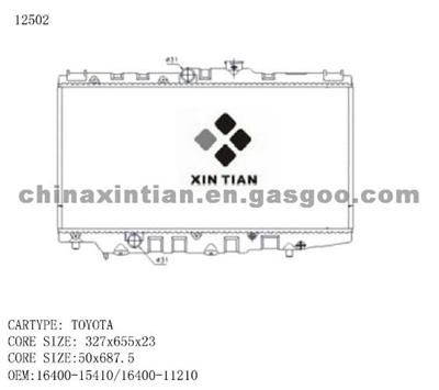 TOYOTA Radiator 16400-15410, 16400-11210