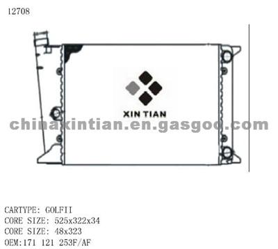 VW Radiator 171 121 253F, 171 121 253AF