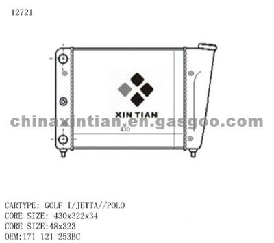 VW Radiator 171 121 253BC