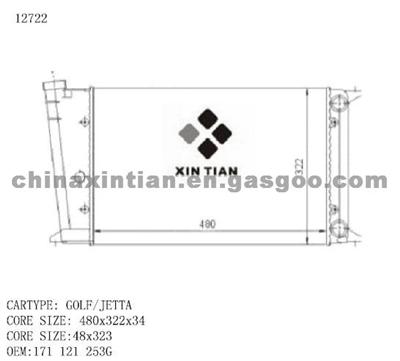 VW Radiator 171 121 253G