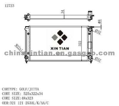 VW Radiator 321 121 253AL, 321 121 253K