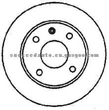 Brake Disc For SEAT 823615301