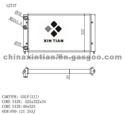 VW Radiator 6N0 121 253J