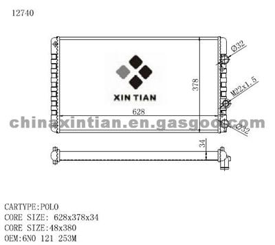 VW Radiator 6N0 121 253M