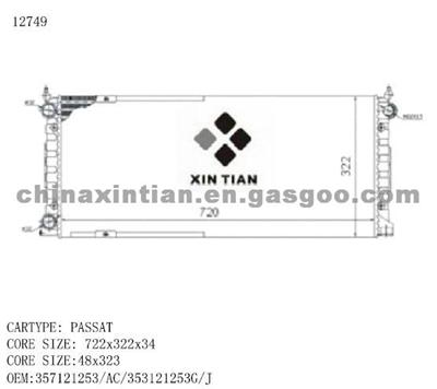 VW Radiator 357121253, 357121253AC