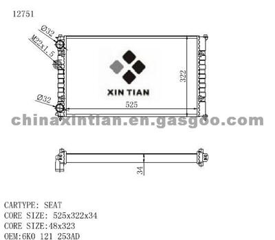 VW Radiator 6K0 121 253AD