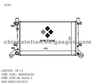 VW Radiator 2D0121253, 2D0121253B