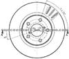 Brake Disc For SUBARU 26310-AA050