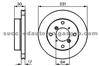 Brake Disc For SUZUKI 55311-62G01