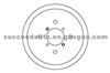 Brake Disc For SUZUKI 43511-63B00