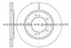 Brake Disc For SUZUKI 55211-65D10