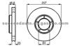 Brake Disc For TOYOTA 43512-35260