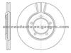 Brake Disc For TOYOTA J4351235180