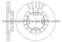 Brake Disc For SUBARU 7254-31150