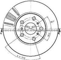 Brake Disc For TOYOTA 42431-20160