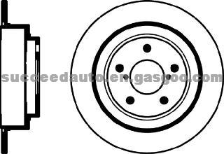 Brake Disc For SUBARU 26310-AA021