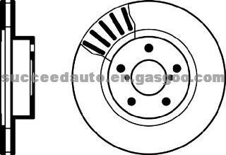 Brake Disc For SUBARU 26310-AA032