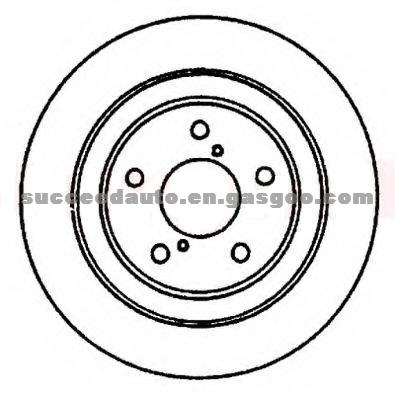 Brake Disc For SUBARU 26310-AC060