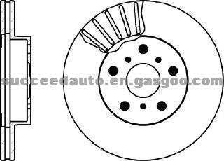 Brake Disc For TOYOTA 43512-32180