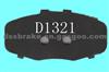 BRAKE PAD,BRAKE SHIMS,ANTI-NOISE SHIMS:FABRIC D1321