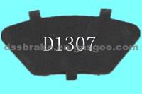 BRAKE PAD,BRAKE SHIMS,ANTI-NOISE SHIMS:FABRIC D1307