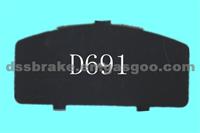 BRAKE PAD,BRAKE SHIMS,ANTI-NOISE SHIMS:Electrophoresis Paint :D691