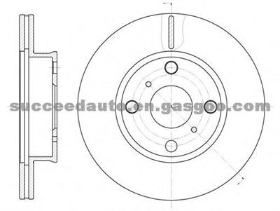 Brake Disc For TOYOTA 43512-12290