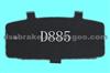 BRAKE PAD,BRAKE SHIMS,ANTI-NOISE SHIMS:Electrophoresis Paint :D885