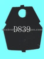 BRAKE PAD,BRAKE SHIMS,ANTI-NOISE SHIMS:Electrophoresis Paint :D839