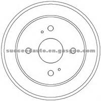 Brake Disc For TOYOTA 42431-12150