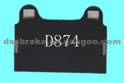 BRAKE PAD,BRAKE SHIMS,ANTI-NOISE SHIMS:Electrophoresis Paint :D874