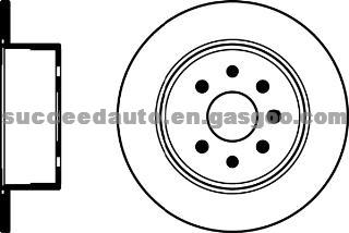 Brake Disc For VAUXHALL 90512909