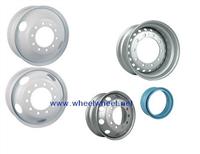 Tubeless Steel Truck Wheel Rims 7.50X22.5