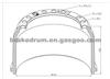Mercedes Benz Truck Brake Drum OE No. 6174230101