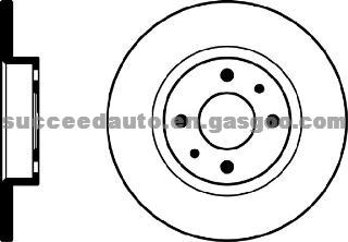 Brake Disc For ZASTAVA 7566931