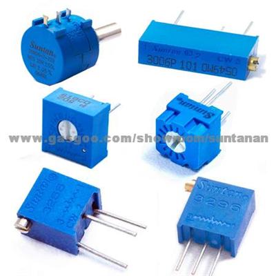 Suntan The Resistive Element Of Trimming Potentiometers