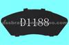 NISSAN Brake Pad,Anti-Noise Shims:D1188