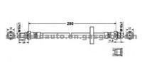 Brake Hose For FORD AUTOS 1023692